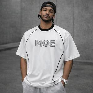 Camisetas personalizadas de malla de poliéster con corte holgado, de secado rápido, extragrandes para hombre, camisetas de fútbol, baloncesto, malla, jersey de fútbol, OEM - Product Image 2