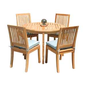 Natural Eco-Friendly Coffee <b>Table</b> Teak Wood <b>Garden</b> <b>Round</b> <b>Table</b> Restaurant Sets Manufacturing In Indonesia - Product Image 6
