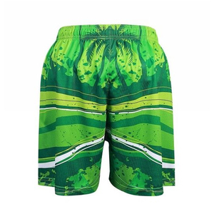 Shorts mi-longs élastiques pour hommes en tissu toile sublimée 100 % polyester, écologiques, séchage rapide, imperméables et anti-UV – Collection été 2026 - Product Image 2