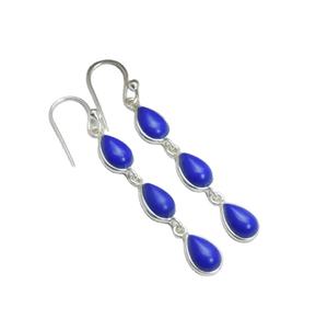 Vente en gros de boucles d'oreilles en pierre de cristal naturel, quartz, gravier, bijoux faits main en pierres précieuses pour la mode féminine - Product Image 2