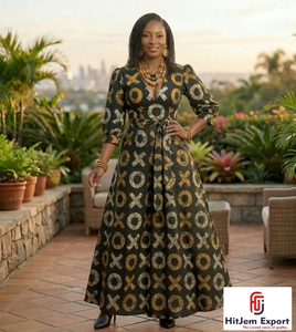 Tissu africain imprimé en coton 100% Ankara Kitenge pour la production de vêtements au Nigeria, au Ghana et au Sénégal, vente en gros de textiles africains - Product Image 2