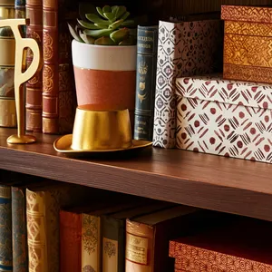 Figura Decorativa Redonda de Pescado, Hecha a Mano, de Aluminio Pulido y Chapado en Oro, Estilo Antiguo, para Decoración del Hogar o Bodas, Zahid - Product Image 3