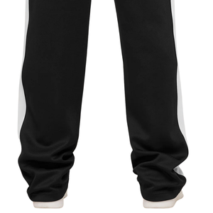 Pantalon de survêtement noir oversize en tricot pour homme, coupe ample, idéal pour la gym, l'entraînement, le sport et le streetwear décontracté - Product Image 6