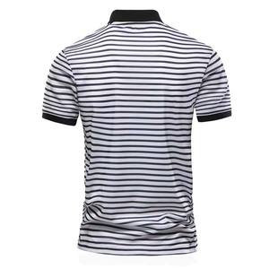 เสื้อโปโลผู้ชายสีเทา ระบายอากาศได้ดี คุณภาพสูง ลายพิมพ์สวยงาม รับผลิตตามสั่ง พร้อมปักโลโก้ของคุณเอง ผลิตจากโพลีเอสเตอร์ 100% แห้งเร็ว - Product Image 6