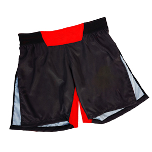 Pantalones Deportivos de Cintura Alta Elásticos de Secado Rápido 100% Poliéster con Logotipo Frontal, Shorts de Muay Thai para Entrenamiento de Boxeo y Artes Marciales - Product Image 1