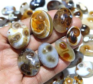 Sulemani aqeeq พลอยอะเกต Cabochon พลอยอะเกตแบบหลวมสำหรับทำเครื่องประดับ - Product Image 1