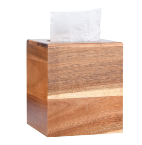 Boîtes à mouchoirs en bois artisanales, best-sellers, personnalisées, rectangulaires, écologiques, en bois naturel - Product Image 1