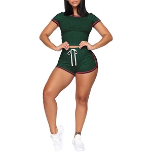 2025 conjuntos cortos informales de lana sólida para mujer con logotipo personalizado hechos en fábrica al por mayor para la temporada de invierno - Product Image 1