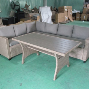 U Shape Julemind Modern Rattan <b>Wicker</b> Waterproof Sectional Sofa Set <b>Outdoor</b> <b>Furniture</b> 7 Seater High Quality Durable Item - Product Image 2