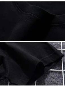 Bangladesh China Factory Price Custom Logo Embroidery 180g CVC <b>short</b>-<b>sleeved</b> round neck breathable <b>short</b>-<b>sleeved</b> T-<b>shirt</b> - Product Image 6