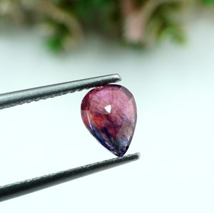 Zafiro natural rosa azul Winza, gema tallada en forma de pera, piedra suelta para la elaboración de joyas, zafiro sin calentar ni tratar. - Product Image 5