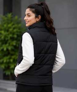 Gilet d'hiver matelassé unisexe, veste sans manches légère et chaude, veste décontractée pour l'extérieur - Product Image 5