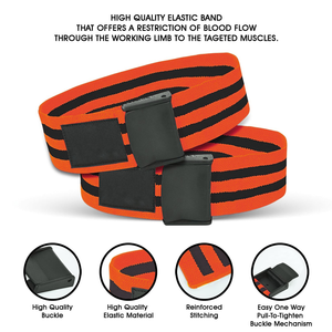 Correas de Bíceps de Venta Directa del Fabricante con Sistema de Hebilla de Liberación Rápida para Entrenamiento BFR, Personalización de Marca, Pedidos al por Mayor - Product Image 2