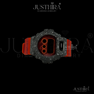 Reloj de Lujo de Alta Calidad con Diamantes Moissanite Negros VVS, Movimiento de Cuarzo, para Hombre y Mujer, Estilo HipHop, Correa Plateada, Precio Bajo de Fábrica - Product Image 4