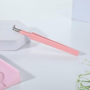 Pince à épiler pour cils en acier inoxydable durable avec logo OEM, outil de beauté professionnel de haute qualité à bas prix - Product Image 1