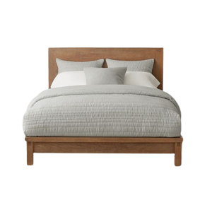 Juego de cama de madera de diseño clásico, cama doble minimalista para el hogar, muebles de dormitorio, cama para dormir de la más alta calidad - Product Image 4