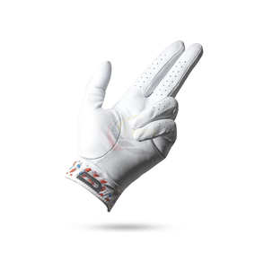 Gants de golf personnalisés en cuir Cabretta respirant, entièrement colorés, avec logo sur mesure – Conception d'usine - Product Image 3