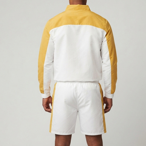 Custom Logo Streetwear Men <b>Windbreaker</b> Shorts Set <b>Vintage</b> Style Two Piece <b>Windbreaker</b> Jogging Suits For Boys - Product Image 2