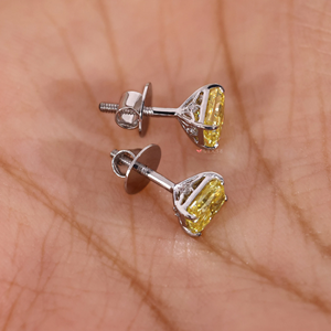 Pendientes de Aro Plateados de Moda para Mujer, Pendientes Redondos de Acero Inoxidable Ligeros y Modernos, Joyería, Pendientes de Diamantes - Product Image 2