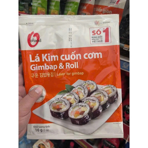 Mini wraps de riz aux algues 10g – Feuilles d’algues coréennes O’Food pour Kimbap & Sushi, 64 paquets/carton, Fournisseur en gros de haute qualité - Product Image 3