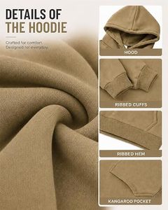 Sudadera con Capucha Unisex OEM Personalizada, Lisa, para Hombre, Oversize, 420G, Felpa Francesa, Ajuste Holgado, Estilo Vintage, Gruesa, Casual, Antiencogimiento - Product Image 5