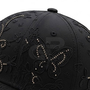 Elegante gorra de béisbol de encaje para mujer, transpirable, con estampado floral, ajustable, para viajes, playa y uso diario. - Product Image 6