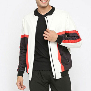 Blouson Bomber Décontracté pour Homme avec Poignets en Tricot Côtelé, Coupe-Vent Léger, Vêtement d'Extérieur, Fournisseur en Gros à Faible MOQ - Product Image 1