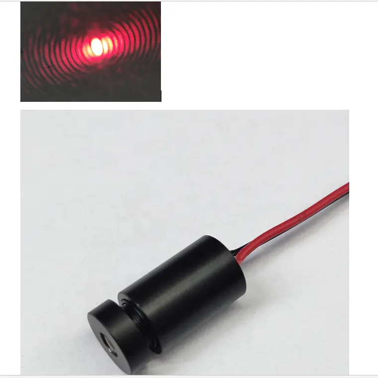 High power adjustable focus red laser Elliptical beam diode module 650nm 10mw for laser graver and marking application