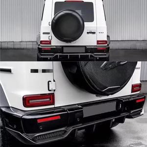 Kit carrosserie haut de gamme style automobile avec lèvre avant, diffuseur arrière, jupes latérales et capot pour <span class=keywords><strong>Mercedes</strong></span>-<span class=keywords><strong>Benz</strong></span> W464 G63 G500, avec cache-phares - Product Image 5