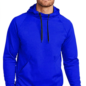 Sweat à capuche pour homme, coupe classique, en polyester/coton tissé, avec logo personnalisé imprimé, idéal pour l'automne, étiquette et marque personnalisées OEM - Product Image 4