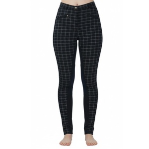 Culotte d'équitation Western de compétition, coupe haute, avec empiècement intégral, poches, anti-odeur, taille élastique - Product Image 3