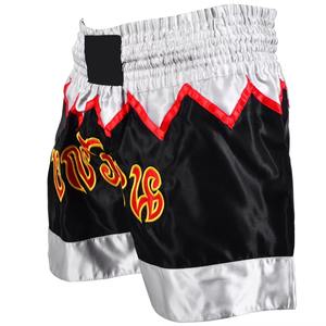 Pantalones Cortos de Boxeo de Alta Calidad con Logotipo Personalizado, Pantalones Cortos de Muay Thai, Impresión Serigráfica, 160g Poliéster, Pantalones Cortos de Entrenamiento de Kickboxing para Hombre - Product Image 6