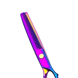 Juego de Tijeras de Peluquería Profesionales de 6'', Tijeras de Corte, Entresacado y Texturizado, Ligeras, Fáciles de Manejar, Resistentes al Óxido, Diseño Personalizado - Product Image 5
