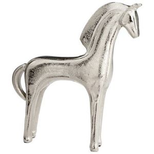Sculpture de cheval décorative en aluminium faite à la main pour la décoration intérieure de maison, bureau, jardin, patio de luxe - Product Image 2