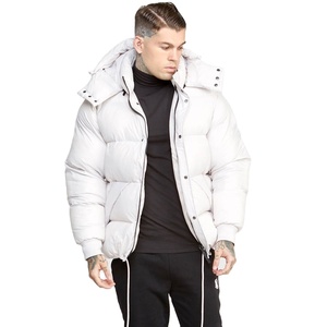 Attractive Design Wholesale Plus Size Canvas Cotton <b>Puffer</b> <b>Jacket</b> Custom Logo Printed High Quality Breathable V-neck Autumn - Product Image 1