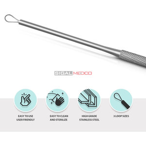 Kit de Herramientas para la Eliminación de Cera de Oídos, Cureta Manual de Grado Médico, Segura, Higiénica, Reutilizable, con Certificación CE, para Adultos y Niños - Product Image 6