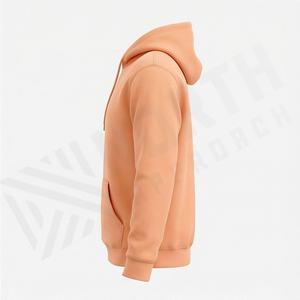 Sweat-shirt basique pour homme, en coton mélangé, avec logo brodé et imprimé numériquement, à capuche, pour l'hiver, marque privée, fourni directement par l'usine - Product Image 3