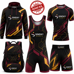 Kit de vêtements de combat MMA SINEWY SPORTS unisexe en polyester respirant à séchage rapide 240g avec logo personnalisé, équipement d'entraînement pour adultes en stock - Product Image 3