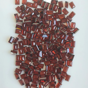 Granat rouge naturel 5x3,5 mm, taille baguette, pierres précieuses de qualité supérieure pour la création de bijoux - Product Image 3