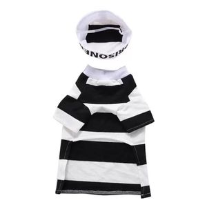 Costume da Prigioniero a Righe Retrò per Cani, Divertente Uniforme per il Tuo Amico Peloso - Product Image 6