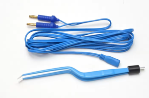 Pinzas bipolares de acero inoxidable europeas antiadherentes con fuente de alimentación manual, instrumentos quirúrgicos rectos, pinzas bipolares tipo bayoneta - Product Image 3