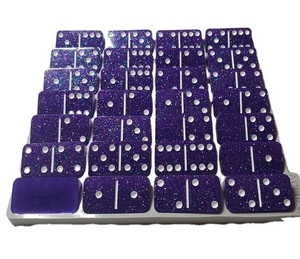 Juego de Dominó Clásico de Plástico Ecológico, Dominó Antiguo Doble Seis con Caja de Madera, 28 Piezas, Juego de Mesa al por Mayor - Product Image 3