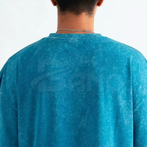 T-shirt Premium Fit délavé à l'acide 100% Coton Respirant Service OEM Utilisation estivale - Product Image 6