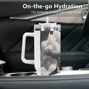 40Oz <b>Large</b> Stainless Steel Tumbler With Straw For Sports Teams And Athletic Events - Product Image 3