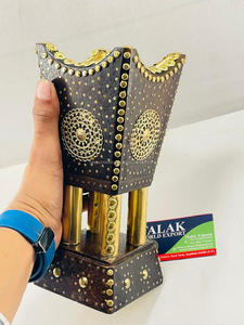 2026 New Arabic <b>Incense</b> burner Golden <b>Incense</b> burner Burning Sandalwood - Product Image 3