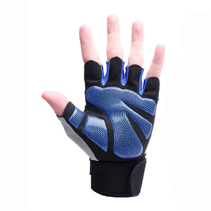 Gants de musculation personnalisés avec logo pour hommes et femmes, en polyester, pour la salle de sport, vente en gros - Product Image 2