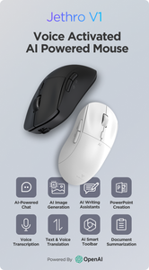 เมาส์ Ai 3D ด้วยเสียงแบบเรียบง่ายพร้อม RGB backlit และอินเตอร์เฟซ USB สำหรับการแปลแบบเรียลไทม์และทางลัดอัจฉริยะขายส่ง OEM - Product Image 6