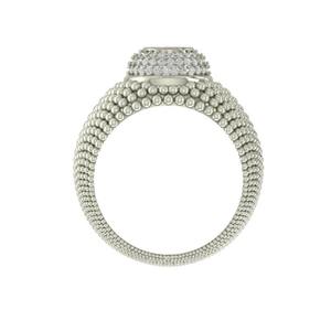 Anillo de Platino con Rubí Natural para Mujer |   Anillo de Compromiso de Lujo con Gema Roja |   Joyería Fina - Product Image 2