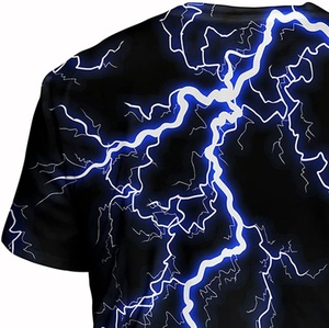 เสื้อยืดผ้าฝ้าย100% โอเวอร์ไซส์ของผู้ชายมาใหม่2025ดีไซน์ทันสมัยพิมพ์ลายระเหิด - Product Image 5