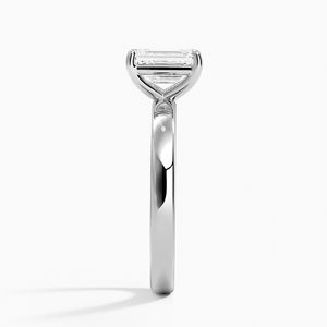 Bague BOJ 74 en argent 925 avec halo de pierres taille émeraude, solitaire diamant 2 carats couleur D VVS1 Moissanite certifiée GRA, prix bas - Product Image 3